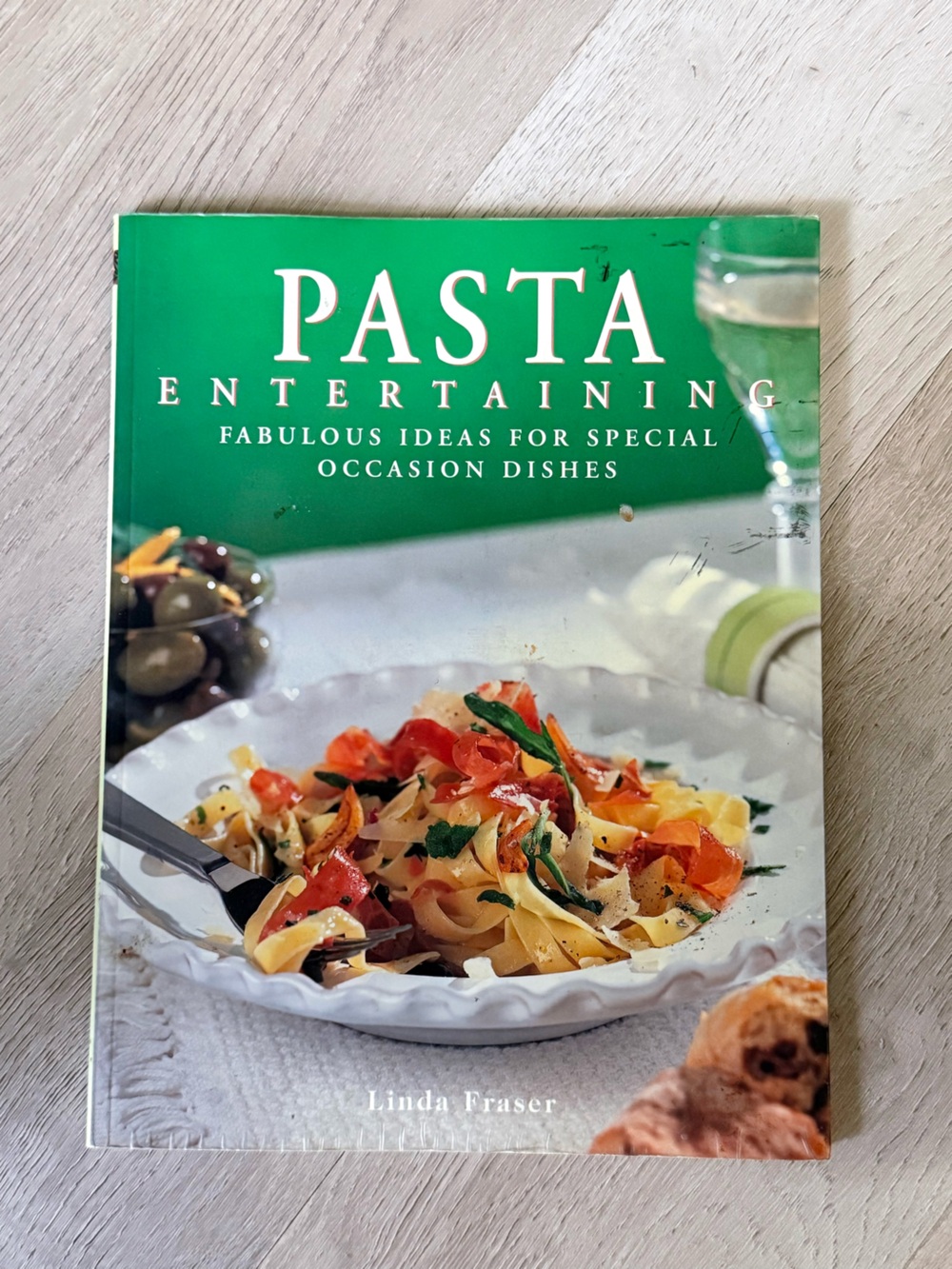 Pasta Entertaining Cookbook – Green Cover